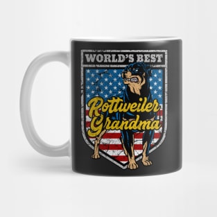 Worlds Best Rottweiler Grandma Mug